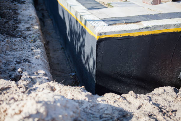 Residential Vapor Barrier Installation installation at a Farmer, OH home by SJ Waterproofing Pros